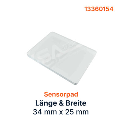 Sensorplättchen Regensensor Pad Gel Pad Frontscheibe 25 mm x 34 mm Typ 6